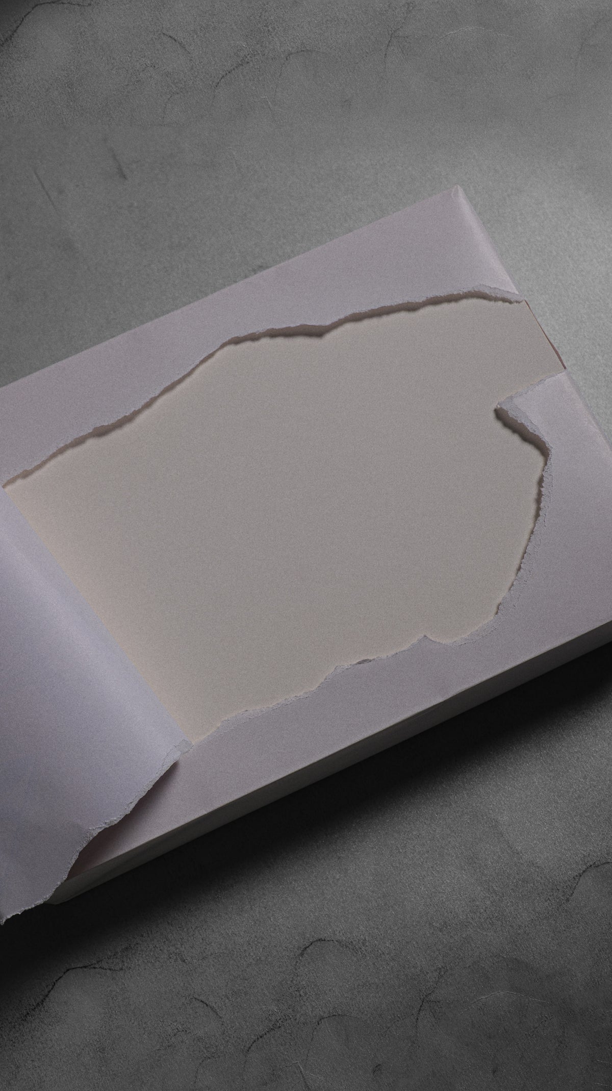 PIÈCE N°3 - Torn Paper Pad Photo Mockup