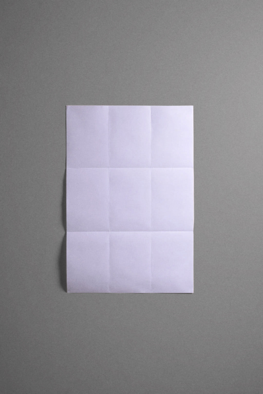 PIÈCE N°7 - Panel Folded Sheet Photo Mockup